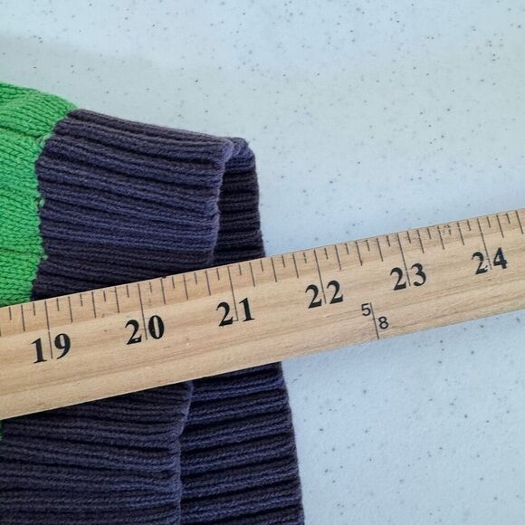 Chaps Ralph Lauren Women’s Striped Cable Knit V-Neck Sweater Size Petite Medium - Picture 6 of 7